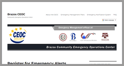 Desktop Screenshot of brazosceoc.org