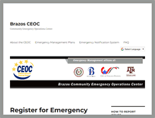 Tablet Screenshot of brazosceoc.org